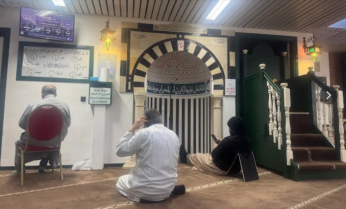 Mosquée Annour Vue de la Salle de Prières